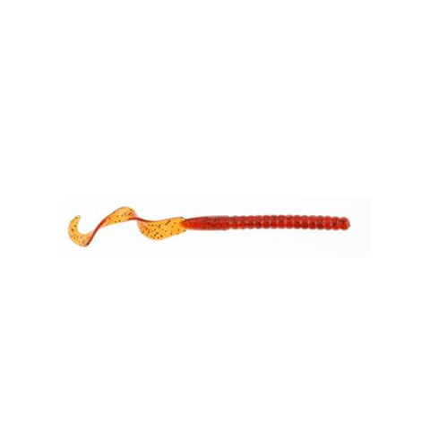 PowerBait Power Worm Soft Bait - 7" Length, Pumpkinseed, Per 13