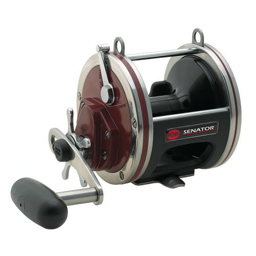 Senator Star Drag Conventional Reel - 114, 2.9:1 Gear Ratio, 28" Retrieve Rate, 22 lb Max Drag, 2 Bearings, Right Hand