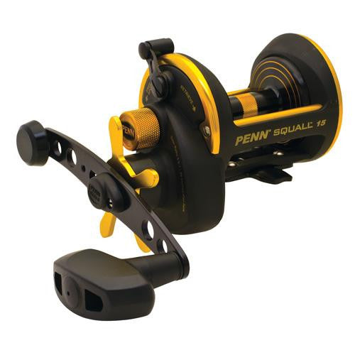 Squall Star Drag Conventional Reel - 15, 6.0:1 Gear Ratio, 28" Line Retrieve, 15 lb Max Drag, 7 Bearings, Right Hand