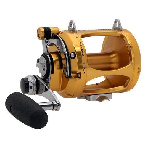 International VS 2 Speed Conventional Reel - 3.8:1-1.6:1 Gear Ratio, 37"-15" Line Retrieve, 30 ;n Max Drag, 4 Bearings