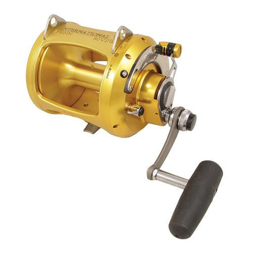 International VS 2 Speed Conventional Reel - 3.0:1-1.4:1 Gear Ratio, 43"-19" Line Retrieve, 51 lb Max Drag, 6 Bearings