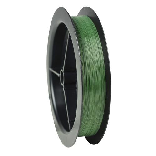 EZ Braid Superline Line Spool - 110 Yards, 0.010" Diameter, 30 lbs, Break Strength, Moss Green