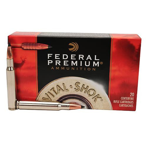 30-06 Springfield - Premium Vital-Shok, 180 Grains, Trophy Copper Tipped Boat Tail Lead-Free, Per 20