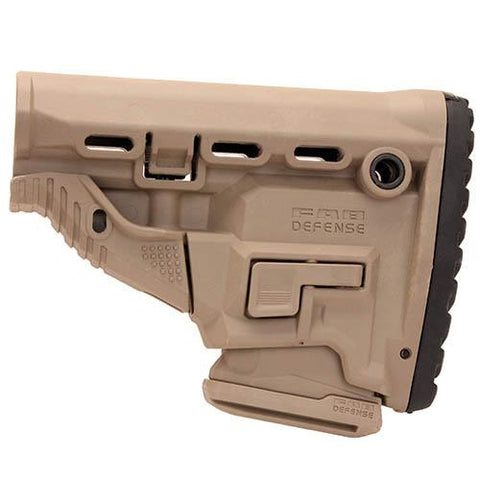 M4-AR15 Survival Stock w-Mag Carrier - Dark Earth