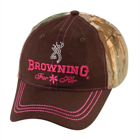 Jeweled Cap - Brown-Realtree Xtra