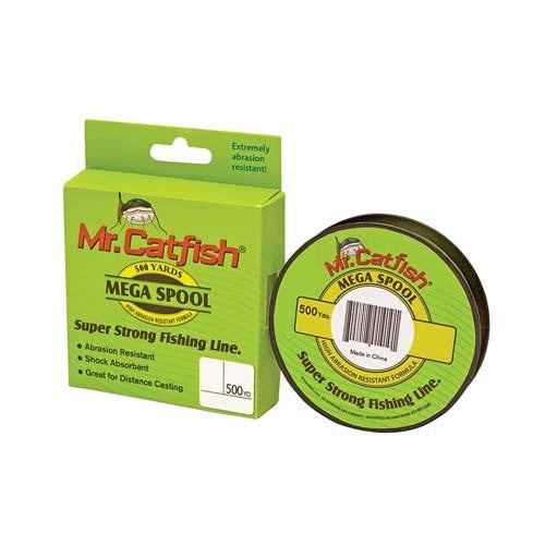 Mr Catfish Line Filler Spools, 500 Yards - 25 lb, Camo