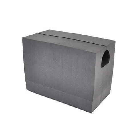 RS - 7" Extra Tall Canoe Block Single Gray