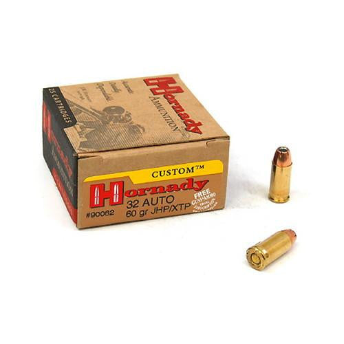 32 Automatic by Hornady,  60 gr, HP-XTP,