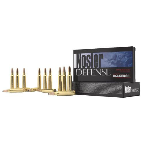 308 Winchester Ammunition - Defense, 168 Grains, Bonded Solid Base, Per 20