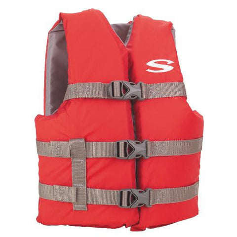 Youth Classic Boating PFD - Red