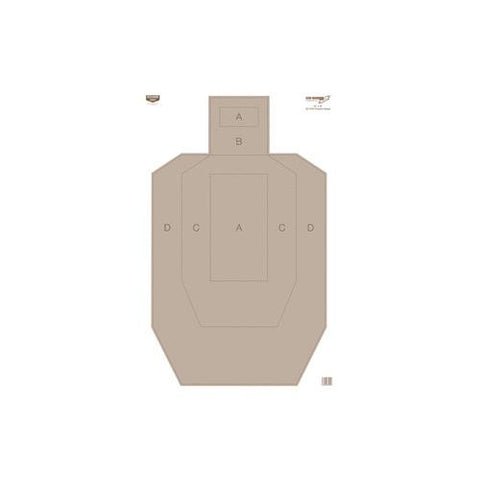 Eze-Scorer IPSC Practice 23" x 35" - Per 100