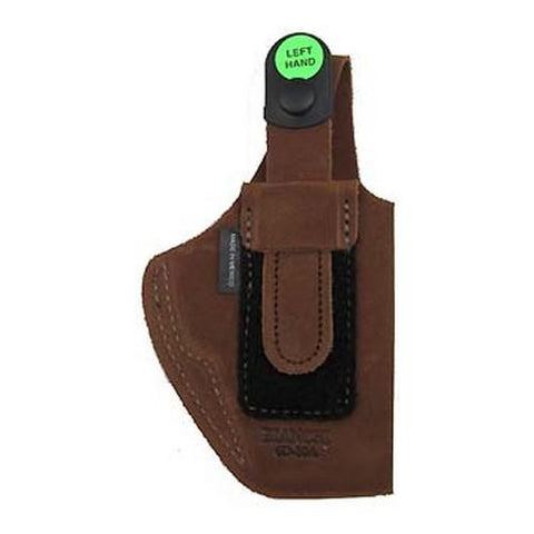 6D Deluxe Waistband Holster - Natural Suede, Size 17, Left Hand