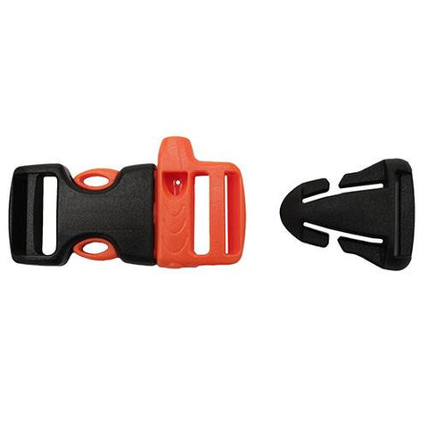 3-4" Whistle Sternu Strap Buckle w-Quick Attach T-Glide