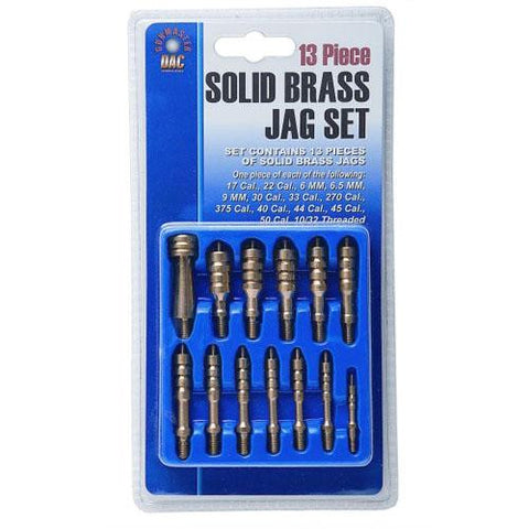 13 Piece Solid Brass Jag Set