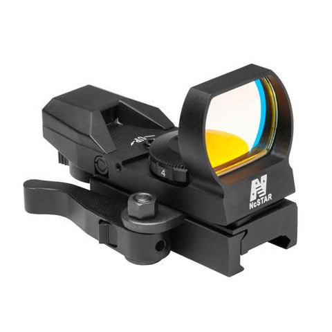 Green Reflex Sight-4 Reticles-QR Mount-Black