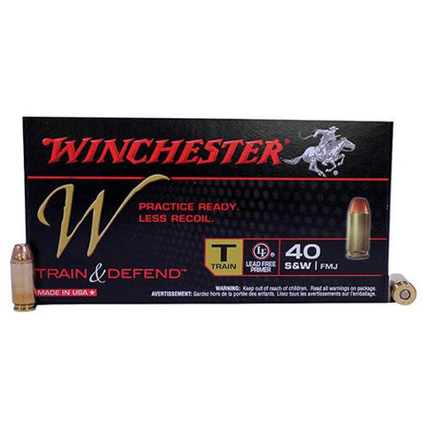 40 Smith & Wesson - W Train Reduced Recoil, 180 Grains, Full Metal Jacket, Per 50