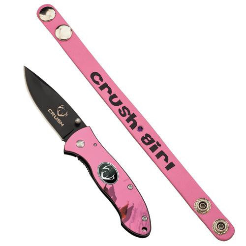 Pink Liner Lock with strap