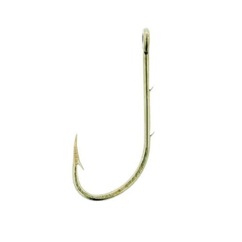 Baitholder 2 Slices Offset Hook, Bronze - Size 1-0 (Per 8)