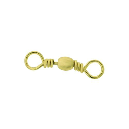 Brass Barrel Swivel - Size 19, Per 3