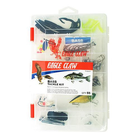 Bass Tackle Kit 55 Pieces