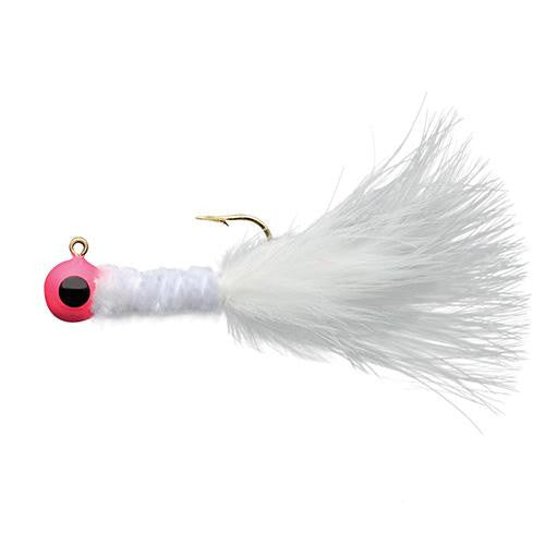 Crappie Jig 1-16 oz - Pink-White