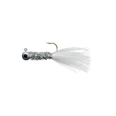 Crappie Jig 1-32 oz - Silver-White