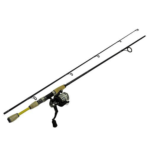 Water Eagle Combo - 6' Length, 2 Piece Rod, Black-Yellow