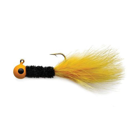 Crappie Jig 1-16 oz - Yellow-Black-Yellow