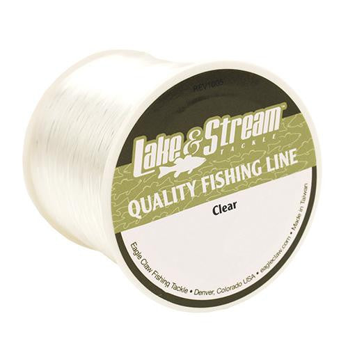 Lake & Stream Mono Line, Clear - 65 yds, 80 lbs