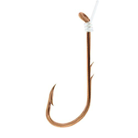 Lake & Stream Baitholders Snell Hook, Bronze - Size 4 (Per 6)