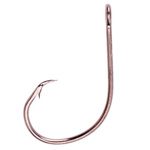 Lazer Circle Sea Offset Hook, Platinum Black - Size 3-0 (Per 8)