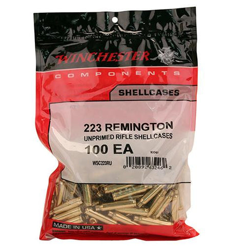 Unprimed Brass - 223 Remington, Per 100