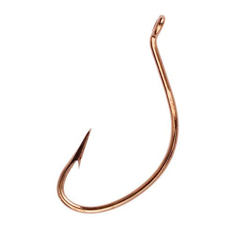 Lazer Kahle Up Eye Offset Hook, Bronze - Size 1 (Per 10)