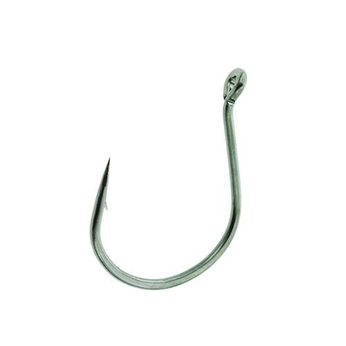 Lazer Wide Gap Wacky Worm Hook, Platinum Black - Size 2-0 (Per 5)