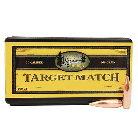 30 Caliber - 168 Gr Match HP BT (Per 100)