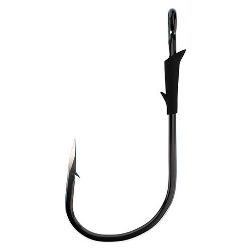 Trokar Flippin' Hook, Platinum Black - Size 3-0 (Per 4)