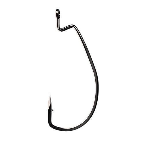 Trokar Magworm Hook, Platinum Black - Size 6-0 (Per 4)