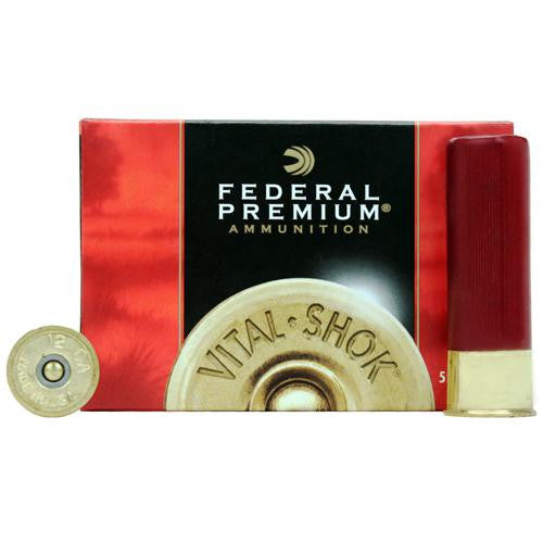 12 Gauge - Premium Vital-Shok, 3", 41 Pellets, #4 Copper Plated Lead Buckshot, Per 5