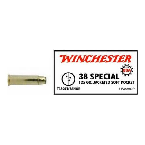 38 Special - USA, 125 Grains, Jacketed Soft Point, Per 50