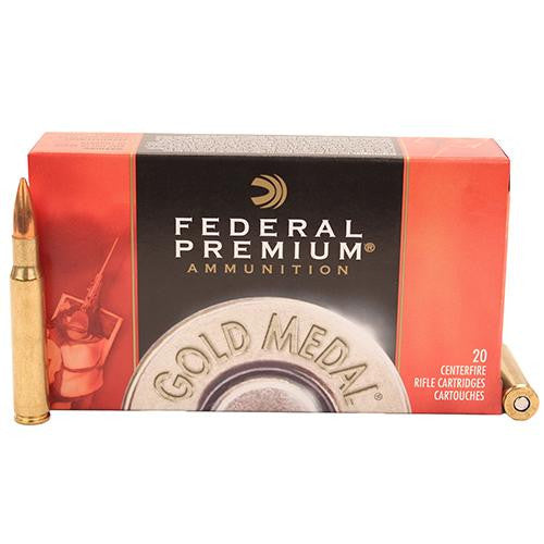 30-06 Springfield - Premium Gold Medal, 168 Grains, Sierra MatchKing Hollow Point Boat Tail, Per 20