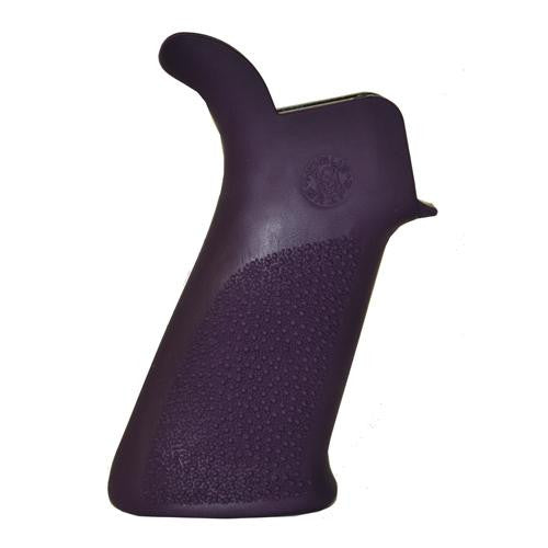 AR-15 Rubber Grip - Beavertail No Finger Grooves Purple