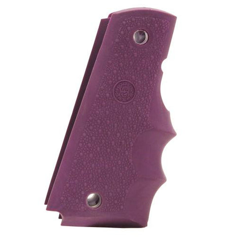 Colt & 1911 Government Grips - w-Finger Grooves, Purple