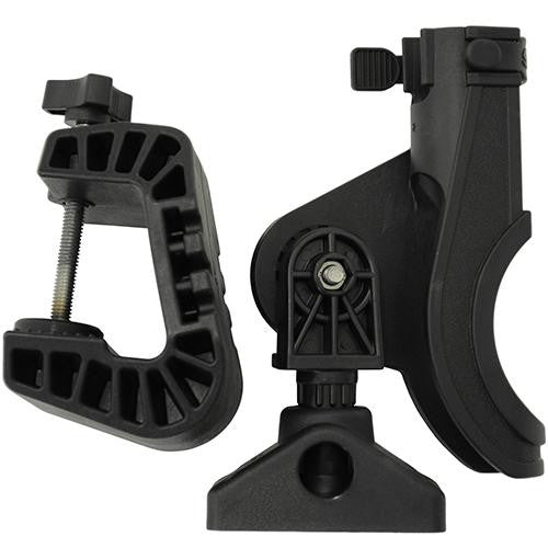 Baitcaster Rod Holder - with 0449 Clamp Mount, Black