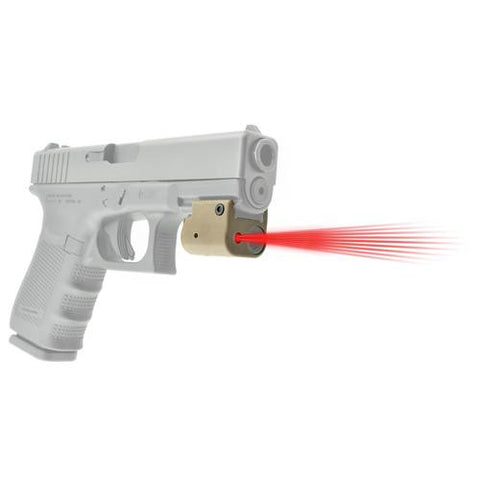 Center Mass Red Laser - Tan, Rail Mount