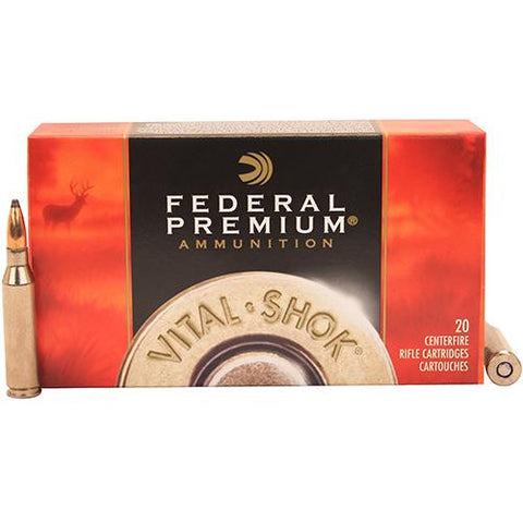 260 Remington - Premium Vital-Shok, 140 Grains, Sierra GameKing Boat Tail, Per 20