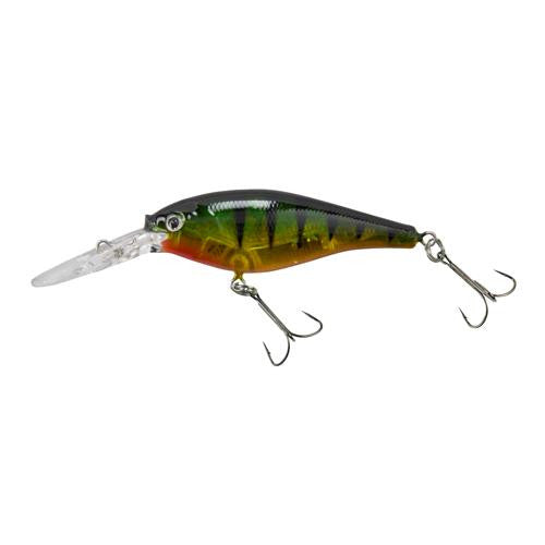 Flicker Shad Pro Flash Hard Bait - 2" Length, 9'-11' Swimming Depth, 2 Hooks, Flashy Pearch, Per 1