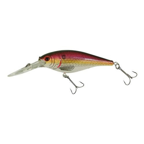 Flicker Shad Hard Bait - 3 1-2" Length, 11'-13' Swimming Depth, 2 Hooks, Shad, Per 1