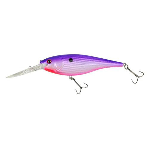 Flicker Shad Hard Bait - 2" Length, 9'-11' Swimming Depth, 2 Hooks, Prime Time, Per 1