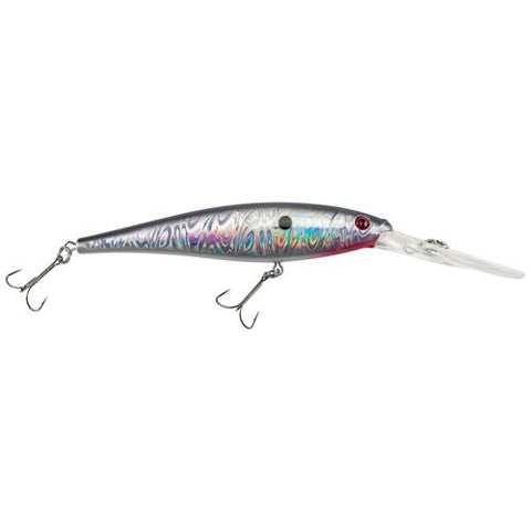 Flicker Minnow Pro Slick Hard Bait - 3" Length, 14'-17' Swimming Depth, 2 Hooks, Slick Mouse, Per 1