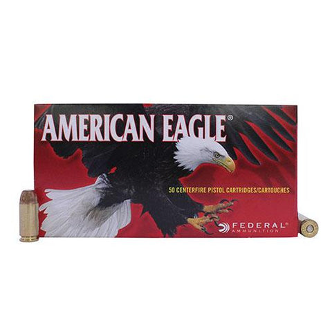 40 Smith & Wesson - American Eagle, 155 Grains, Full Metal Jacket, Per 50